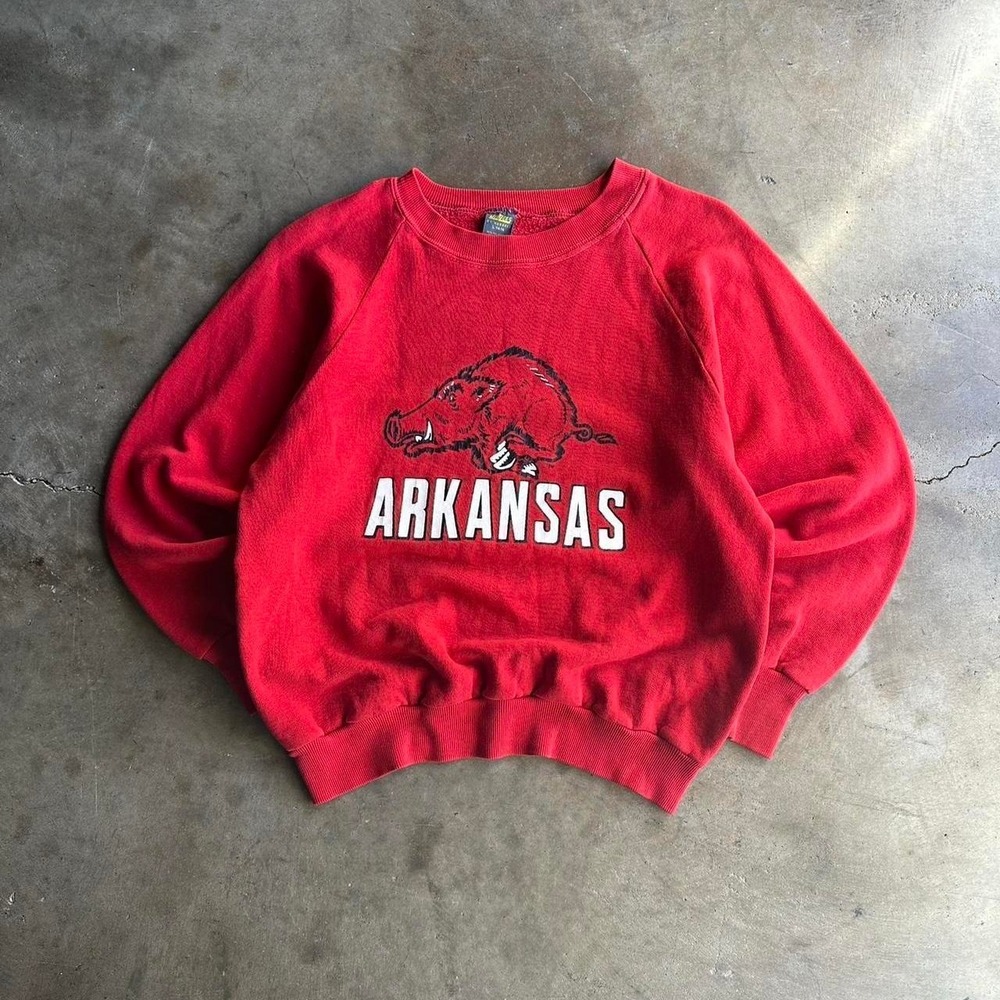 Vintage 70s Arkansas Razorbacks sweatshirt sportswear